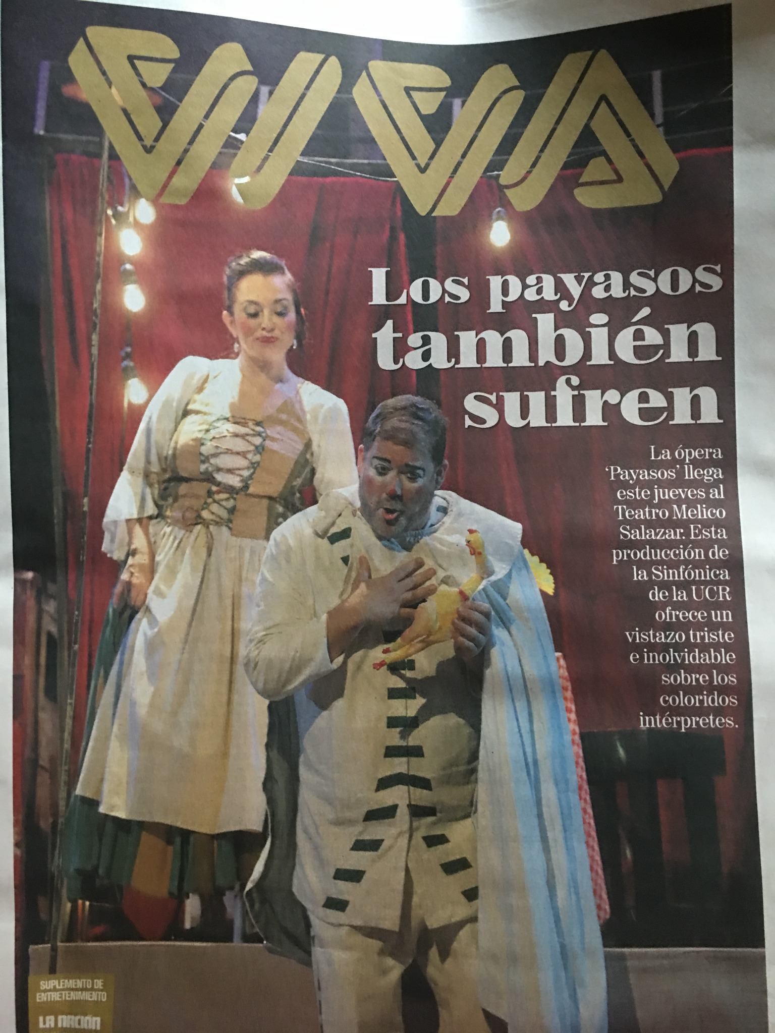 Costa Rican press coverage of an opera performance